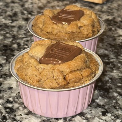 Sourdough Browned Butter S’mores Cookie Cup