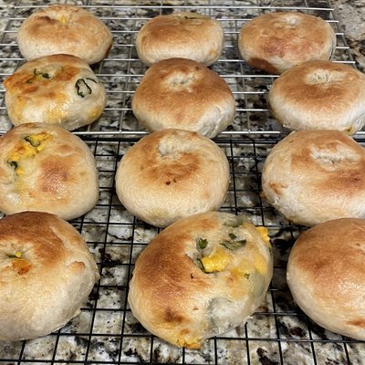 Jalapeno/Cheddar Bagels