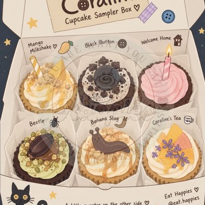 Coraline Specialty Cupcake Box