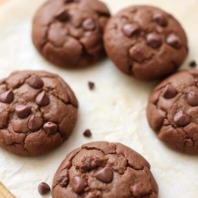 Double Chocolate Chip Cookies 