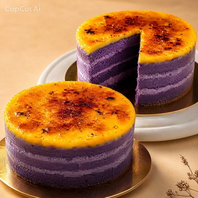 Ube Crème Brûlée