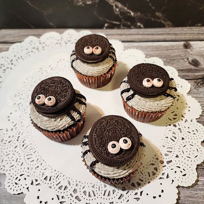Halloween Spider Cupcakes
