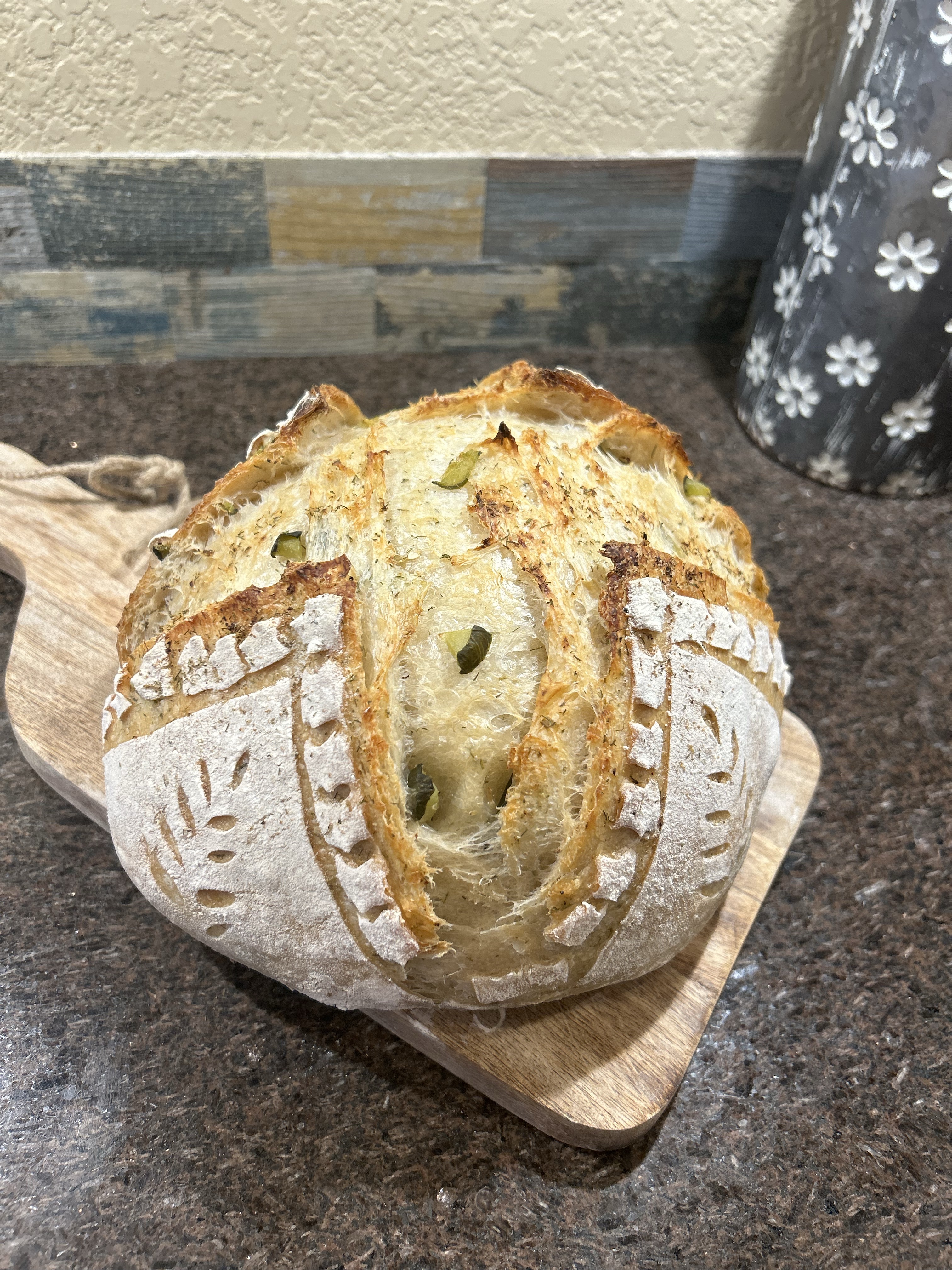 Dill Pickle Sourdough 
