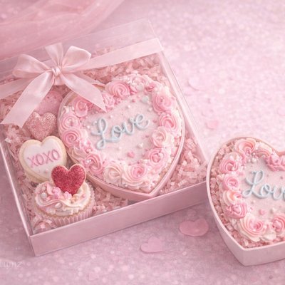 Heart Cake Bento Box