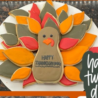 Turkey Cookie Platter