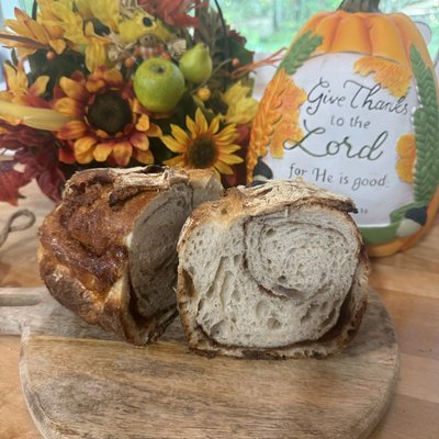 Cinnamon Swirl Sourdough Loaf