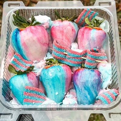 candied strawberries 