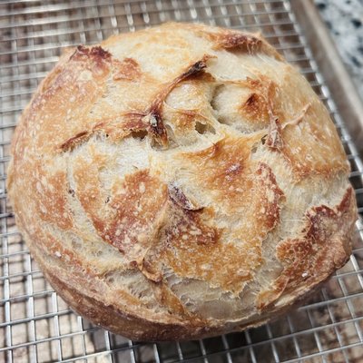 Italian Herb And Parmesan Sourdough Round