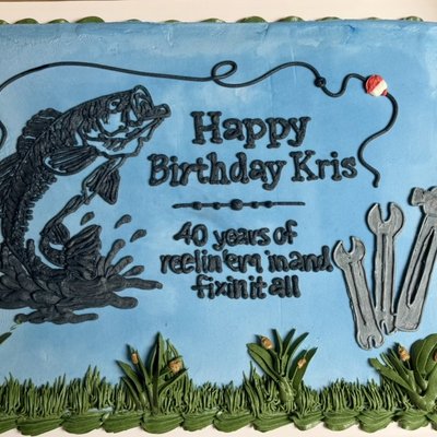 1/2 Sheet Cake - About 30-35 Servings