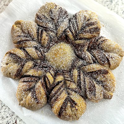 Sourdough Nutella Star Bread