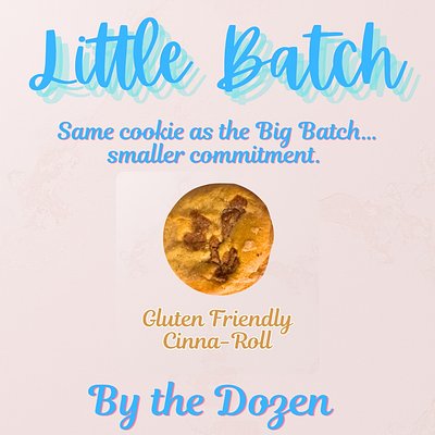 Gluten Friendly Cinna-Roll Little Batch Cookies