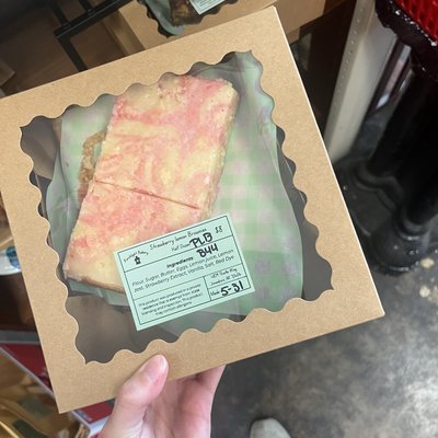 Strawberry Lemon Brownies