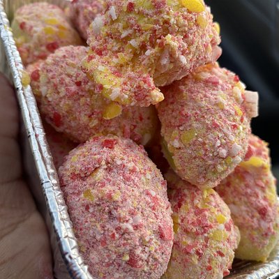 Peach Lemonade Sweet Heat Crack Grapes