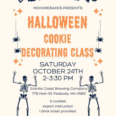 10/24 Peabody, MA Halloween Class