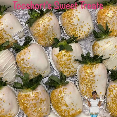 1 - Dozen Designed Chocolate Covered Strawberries 