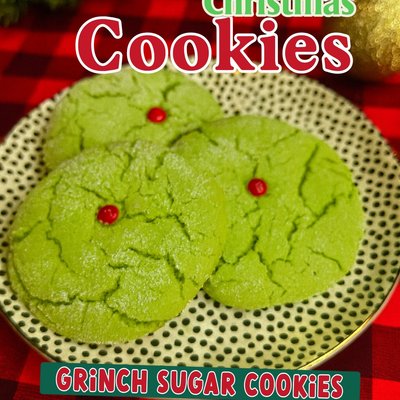 Grinch Sugar Cookies