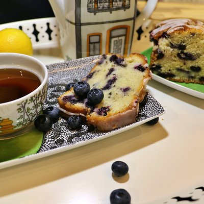 Gluten-free Blueberry Lemon Loaf