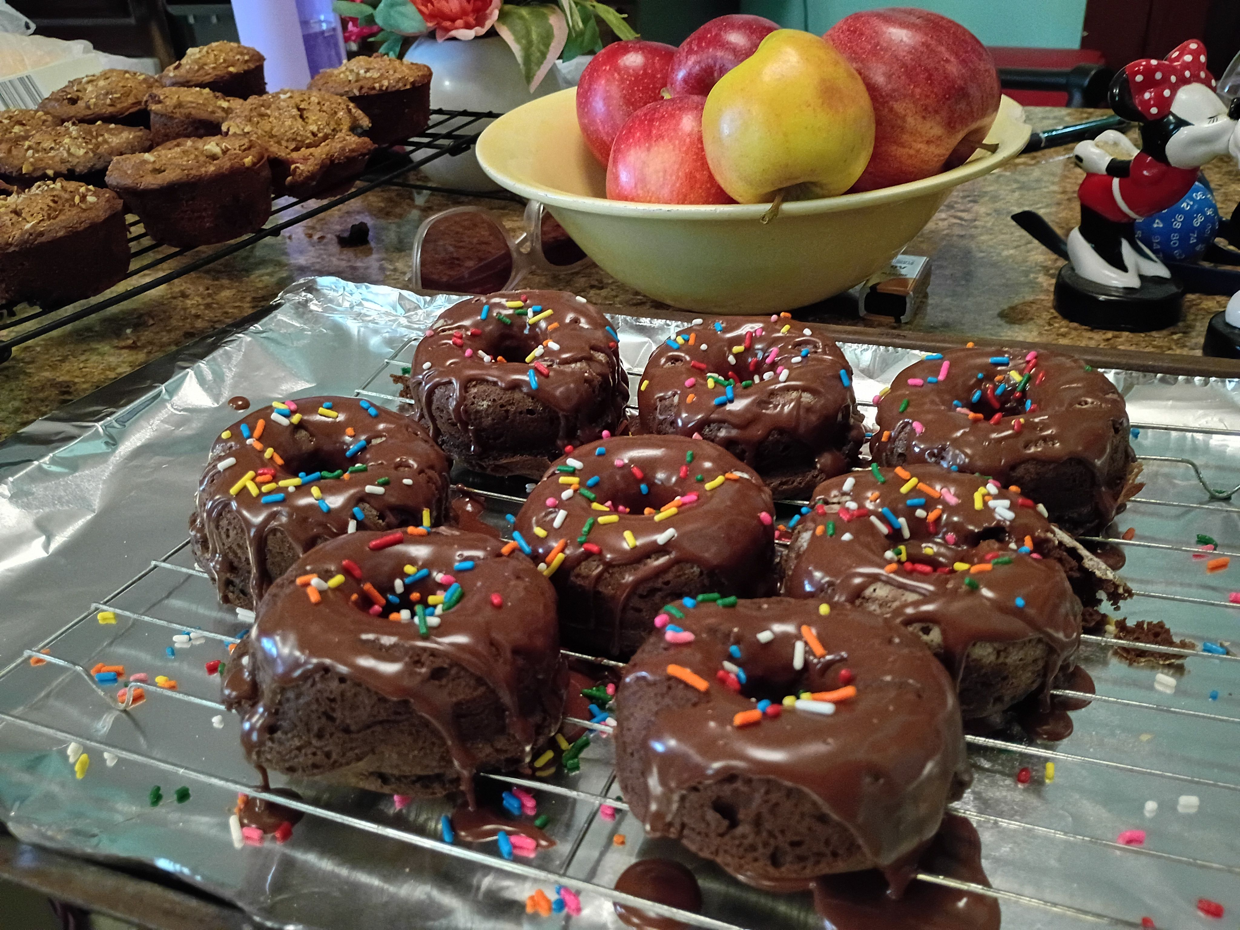 Regular Flour And Gluten Free Cake Donuts