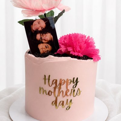 Mothers Day Mini Cake W/ Image 
