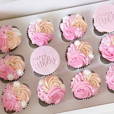 Custom Stamped Fondant Topper 