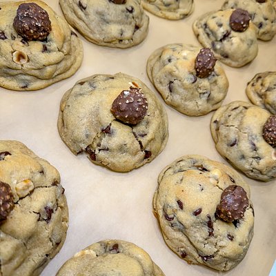 Nutella Rocher Cookies