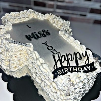 Burn Image Cake