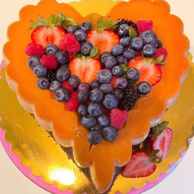 Heart Chocoflan