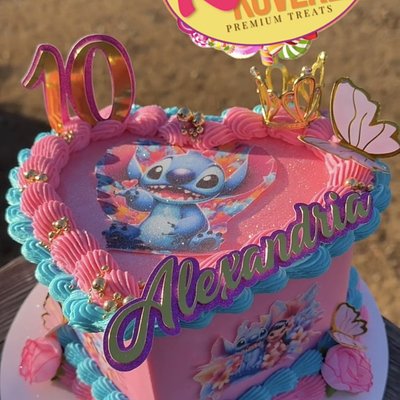 Custom Heart Cake 6 inch 