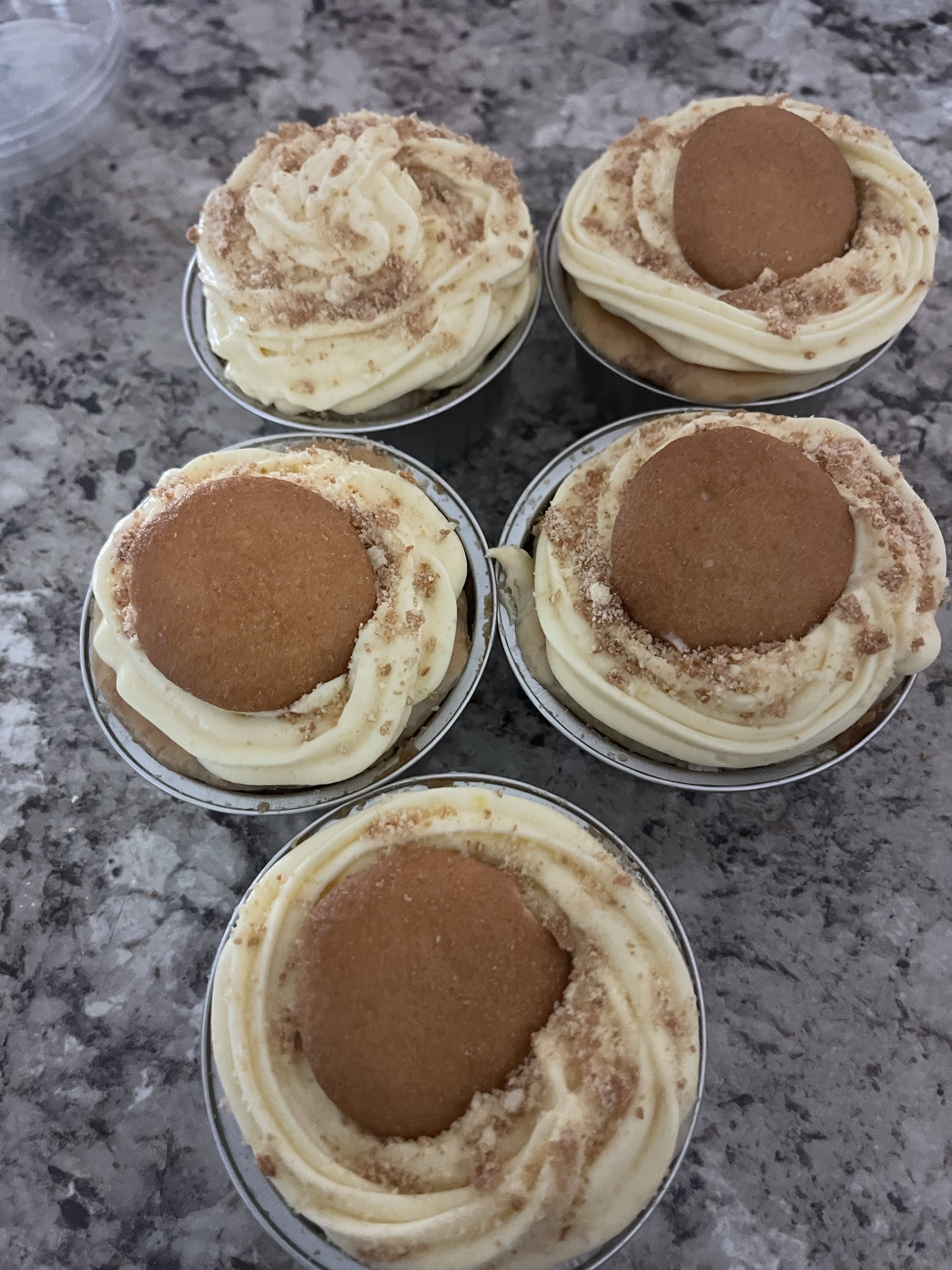 Mini Banana Pudding Cheesecake 