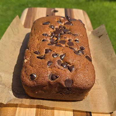 Chocolate Chips Banana Bread Loaf
