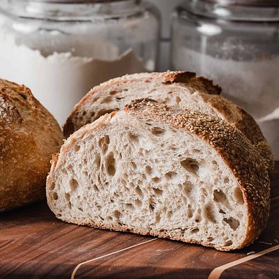 Classic 1/2 Sourdough Half Loaf (Machine Pre-Sliced) 