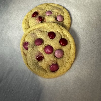 Sugar M&M Cookies