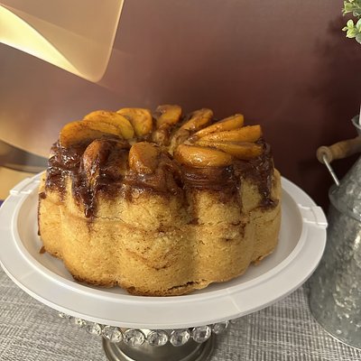 Peach Cobbler Poundcake 