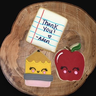 Teacher Appreciation Cookies
