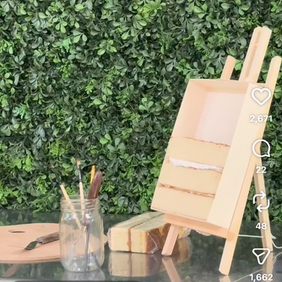 Paint A CAKE On Canvas Class Early Bird Special