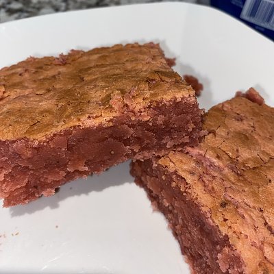 Strawberry Brownies 