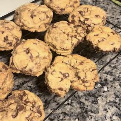 One Dozen Giant Chocolate Chip Cookies