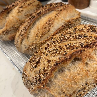 Everything Bagel Seasoning Sourdough