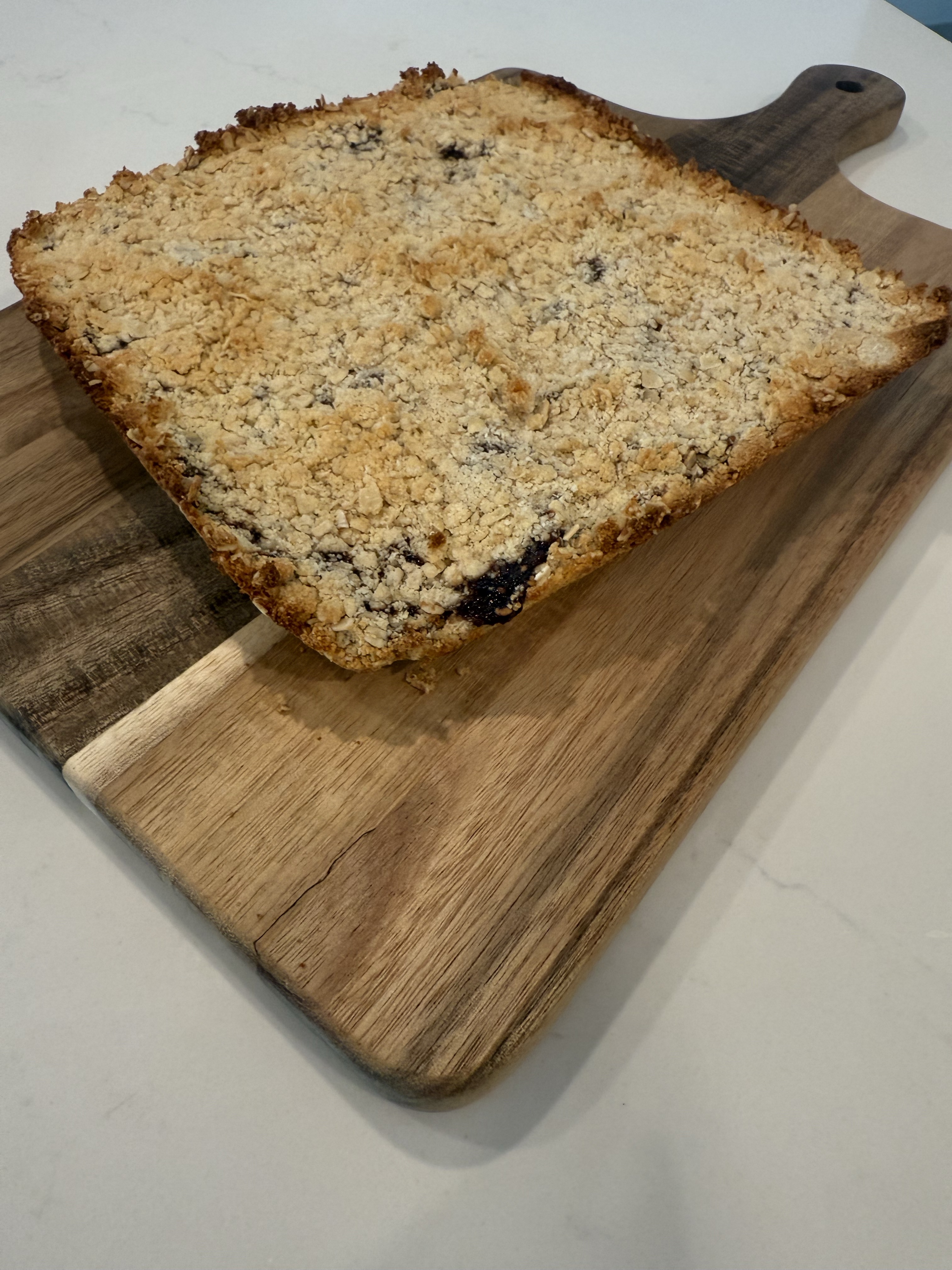 Gluten Free Sourdough Jam Bars
