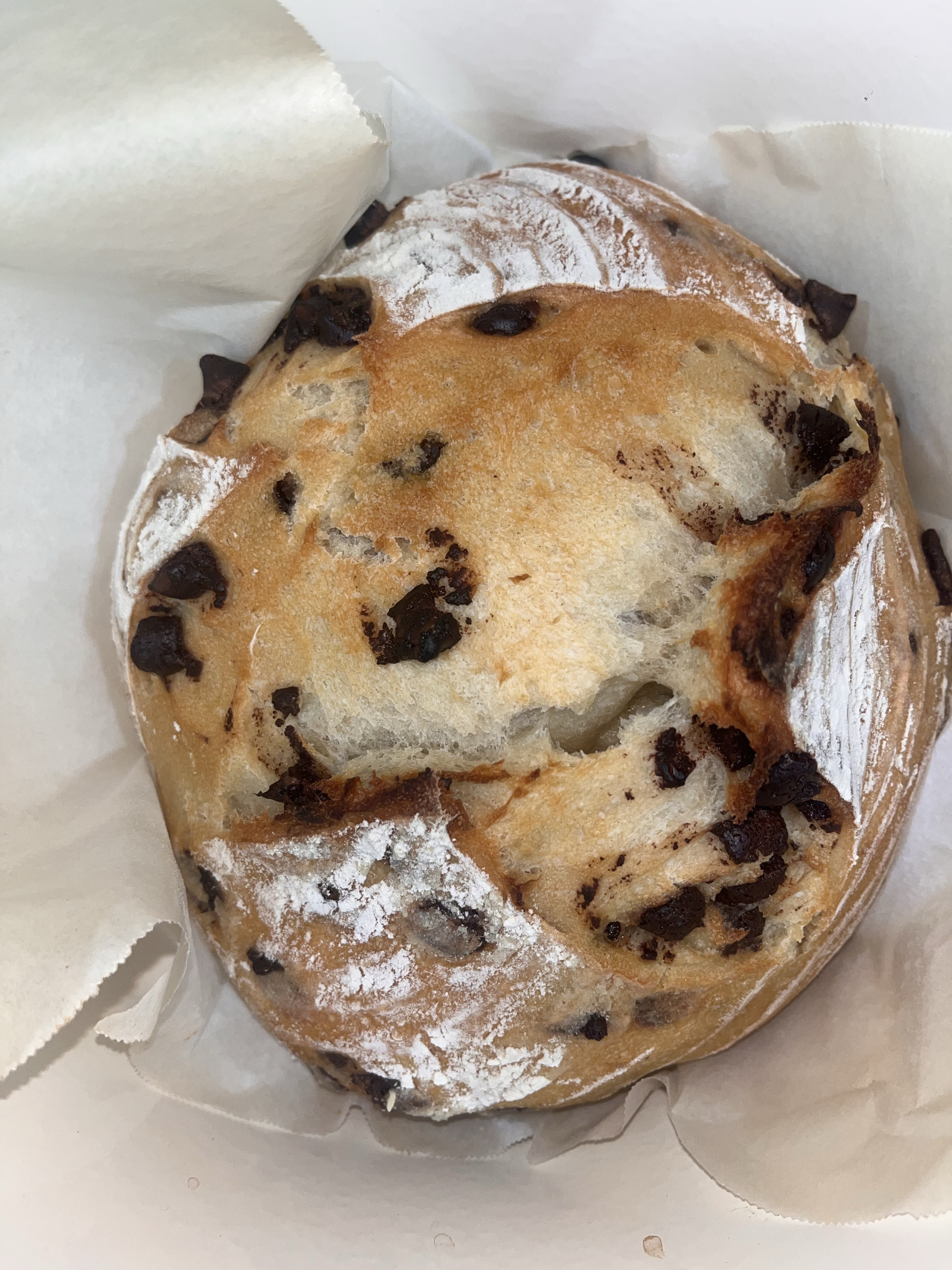 Chocolate Chip Sourdough Loaf 