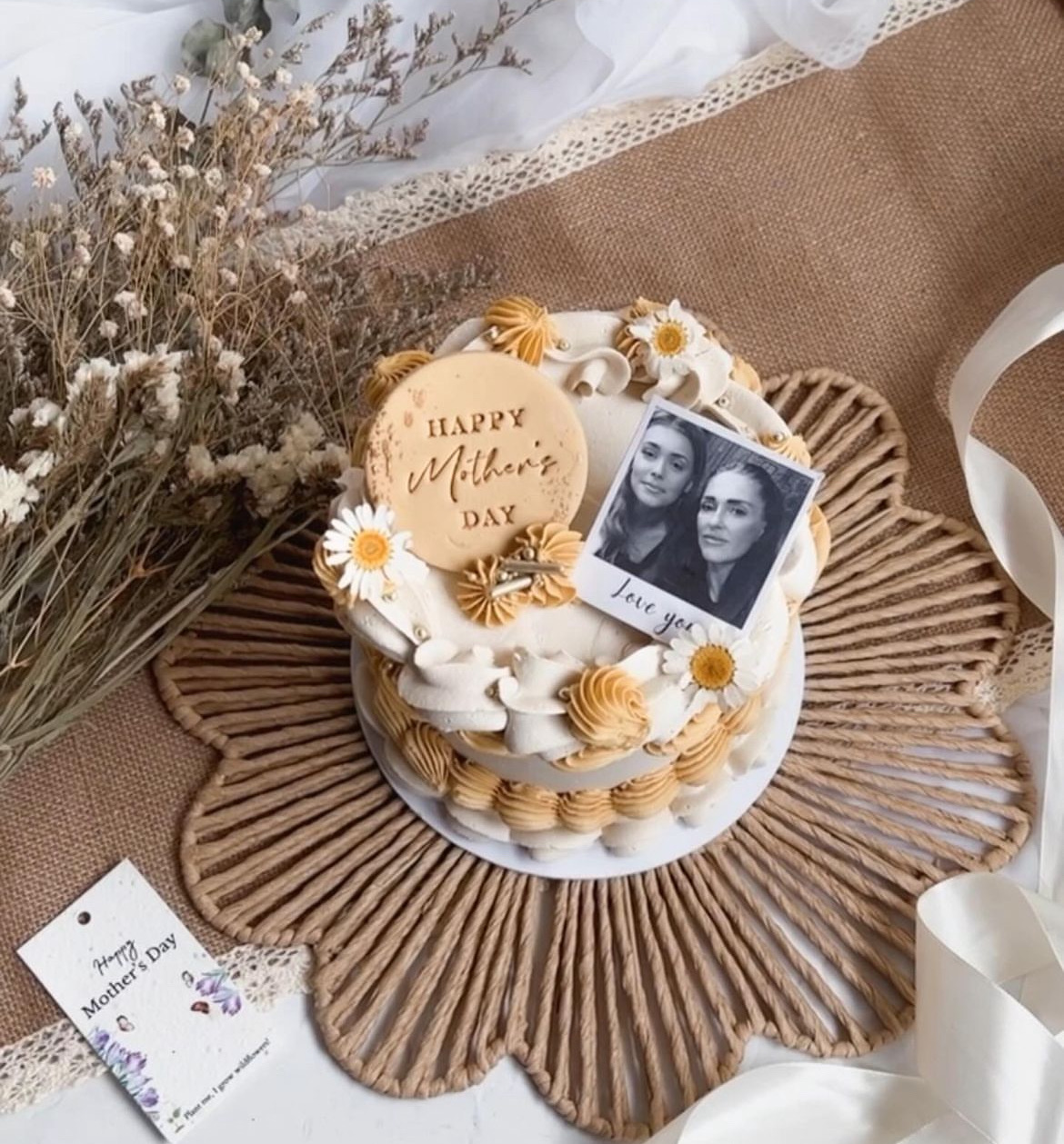 Mothers Day Cake With Picture 