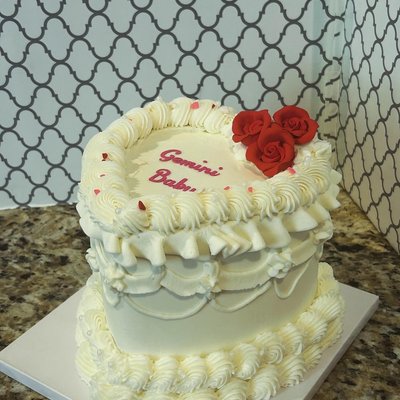 6” Heart Cake 
