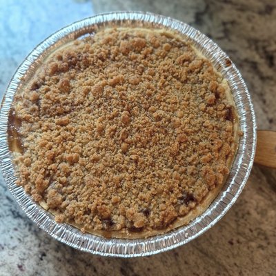 Peach Crumble Pie