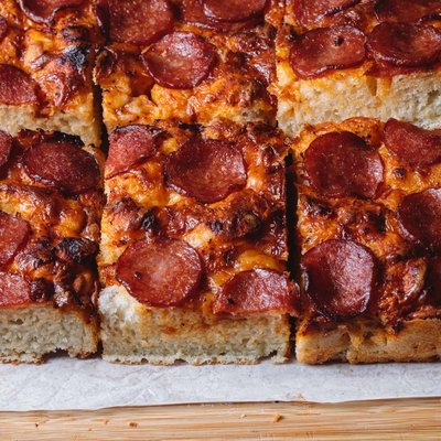 Sourdough Pepperoni Focaccia 