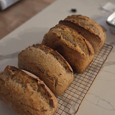 Freshly Milled Artisan Sourdough Loaf