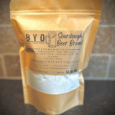 🍺BYO (Bake your own) Garlic + Rosemary Sourdough Beer Bread
