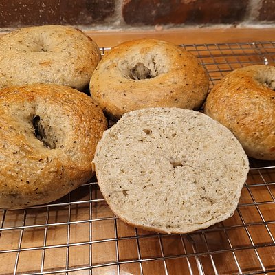 Garlic Italian Sourdough Bagel (4-pack)