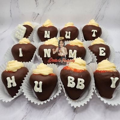 Cheesecake Stuffed Berries W/wording