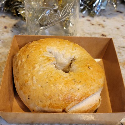 Rosemary Sea Salt Sourdough Bagels