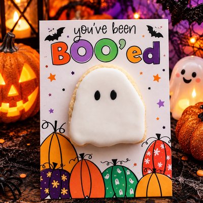 You’ve Been Booed Cookie Card